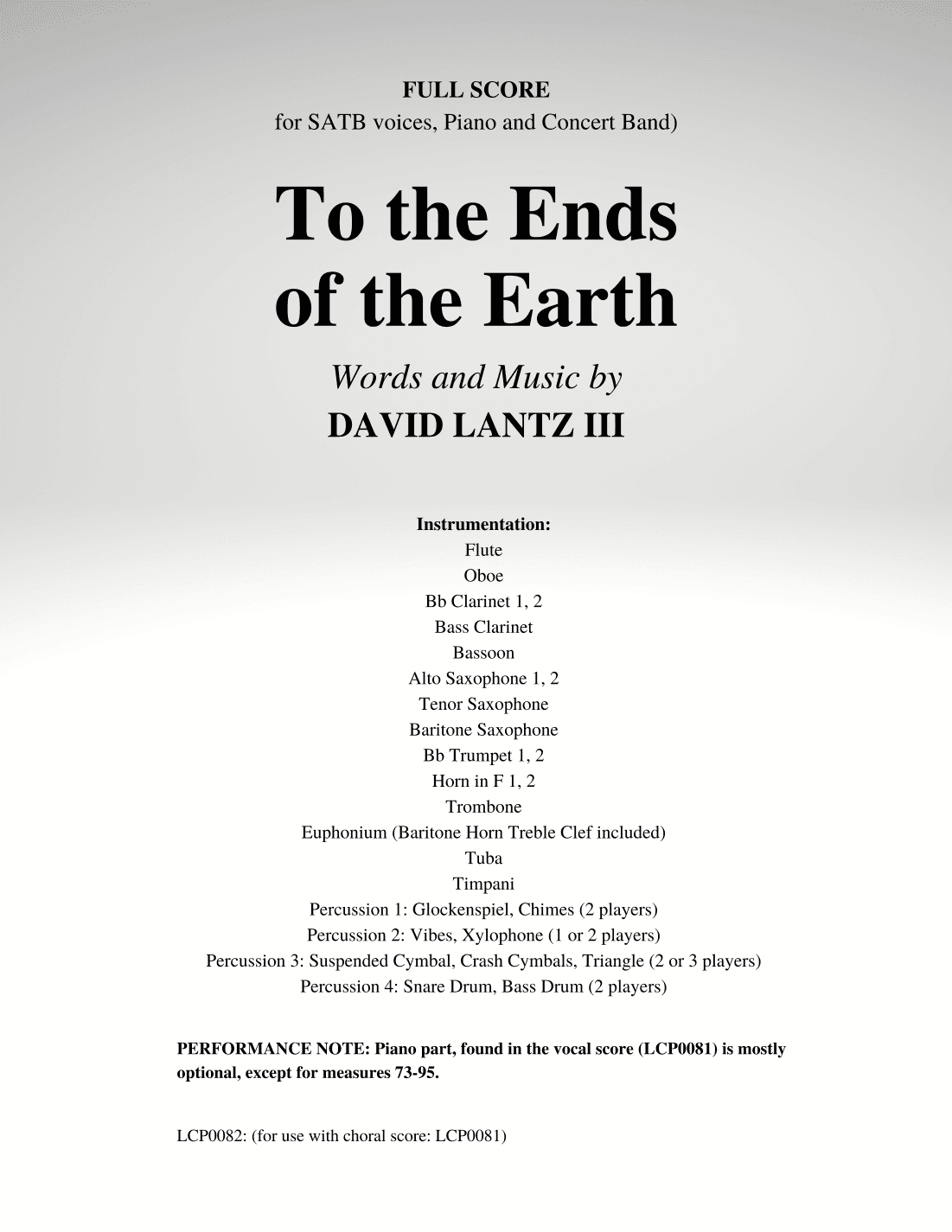 To the Ends of the Earth