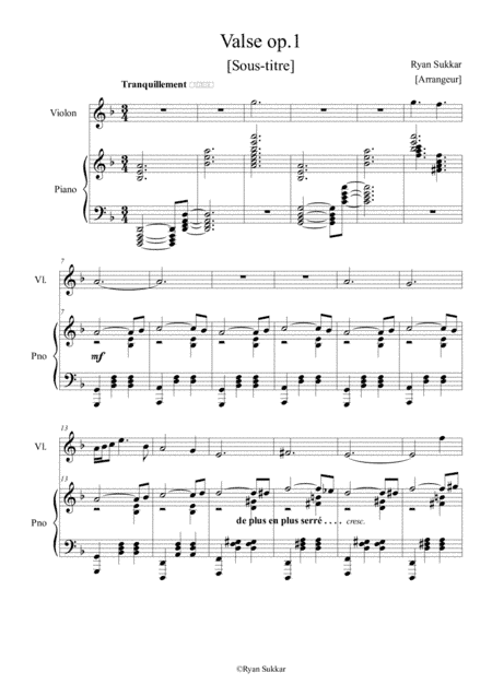 Valse op.1