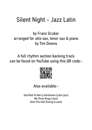 Silent Night - Latin Jazz (arr. Tim Downs)