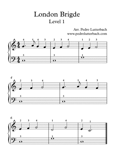 London Bridge (arr. Pedro Lutterbach)
