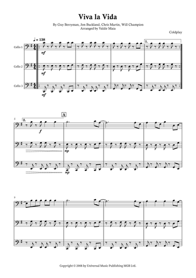 Viva La Vida (arr. Valdir Maia)