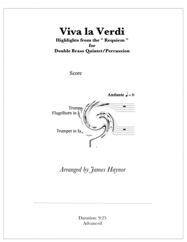 Viva la Verdi - Highlights of the Requiem (arr. James Haynor)
