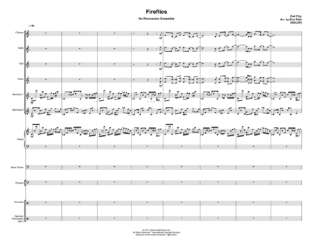 Fireflies (arr. Eric Rath)