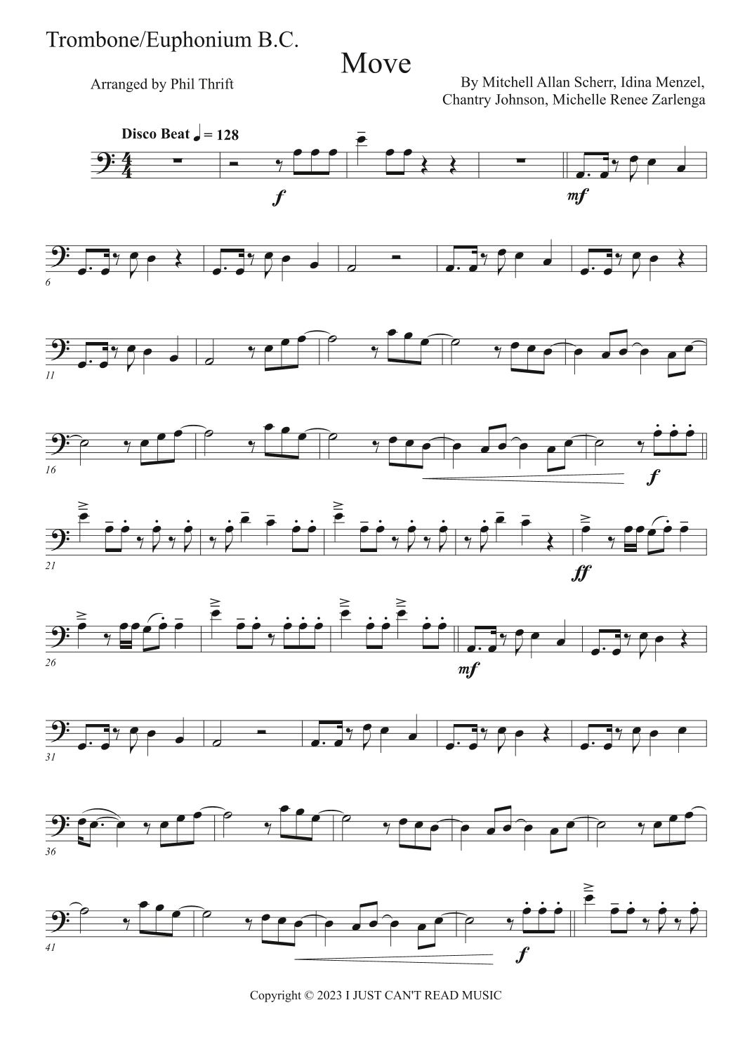 Move (arr. Phil Thrift)