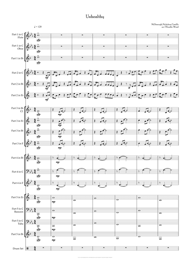 Unhealthy (arr. Tom Rundle-Wood)