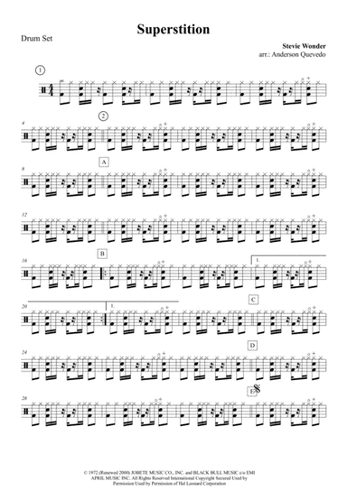 Superstition (arr. Anderson Quevedo)
