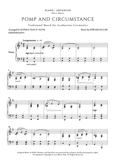 Pomp and Circumstance (arr. Danilo "Daca" Alves)