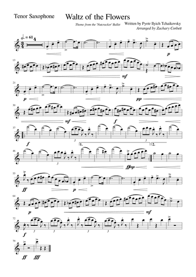 Waltz of the Flowers (arr. Zachary Corbett)