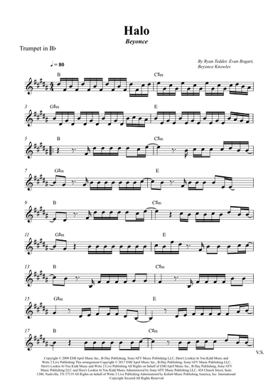 Halo (arr. Wesley Souza Silva)