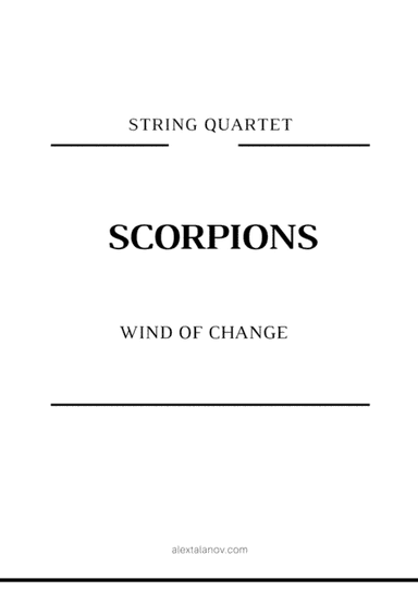 Wind Of Change (arr. Alex Talanov)