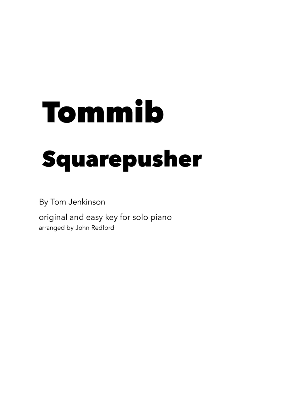Tommib (arr. John Redford)