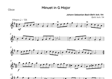 Minuet in G Major (arr. Sales)