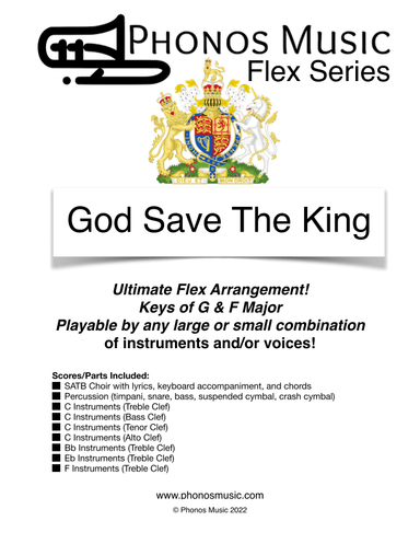 God Save The King! - Ultimate Flex Arrangement (arr. Jim Hopson)