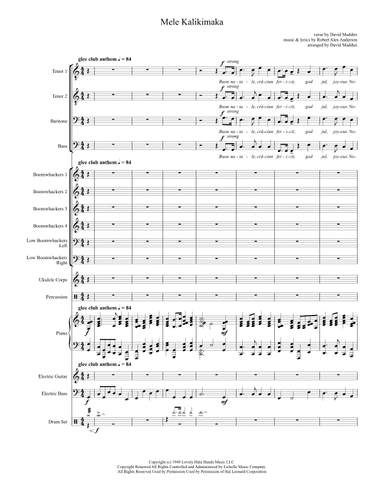 Mele Kalikimaka (arr. David Maddux)