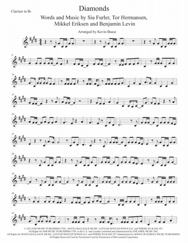 Diamonds (arr. Kevin Busse)