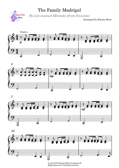 The Family Madrigal (arr. Emma Drew)