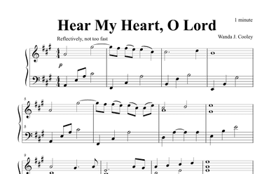 HEAR MY HEART, O LORD