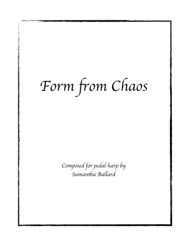 Form From Chaos - Pedal Harp Solo