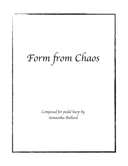 Form From Chaos - Pedal Harp Solo