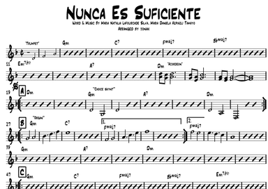 Nunca Es Suficiente (arr. Jonah Oliva)