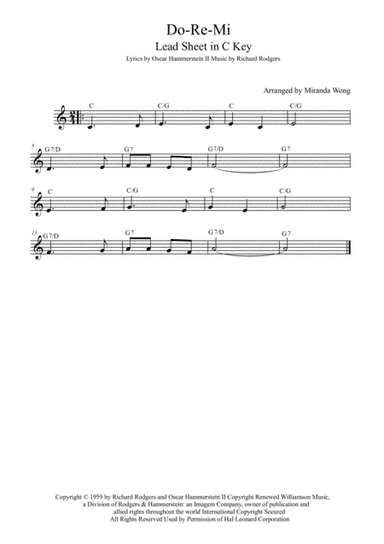 Do-Re-Mi (arr. Miranda Wong)