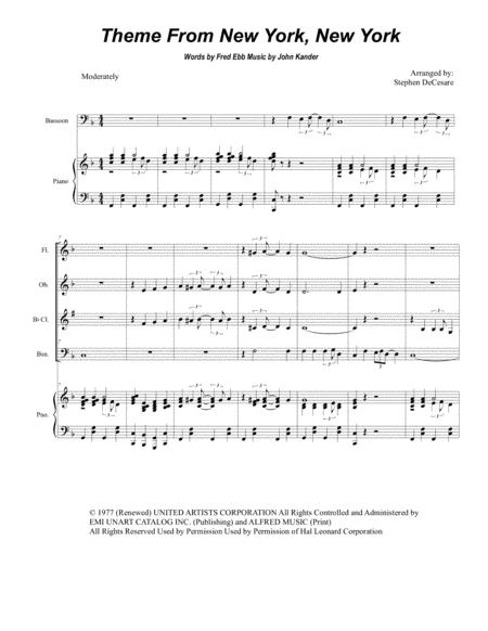 Theme From "New York, New York" (arr. Stephen DeCesare)