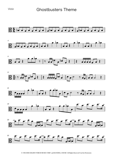 Ghostbusters (arr. Ygor Nunes)