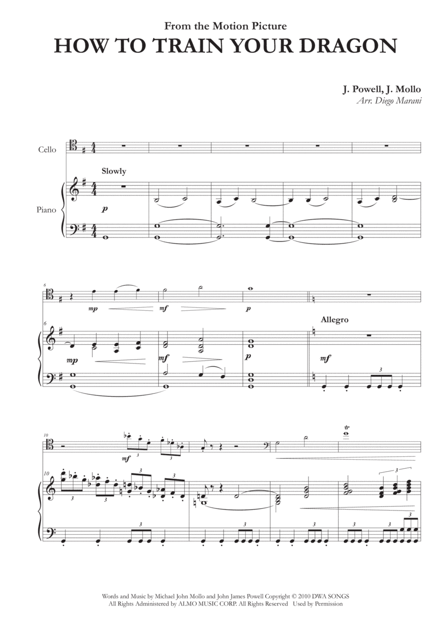 How To Train Your Dragon (arr. Diego Marani)