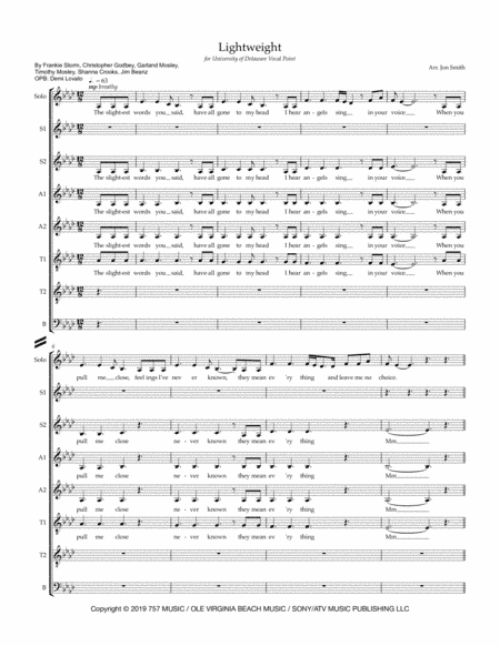 Lightweight (arr. Jon Smith)