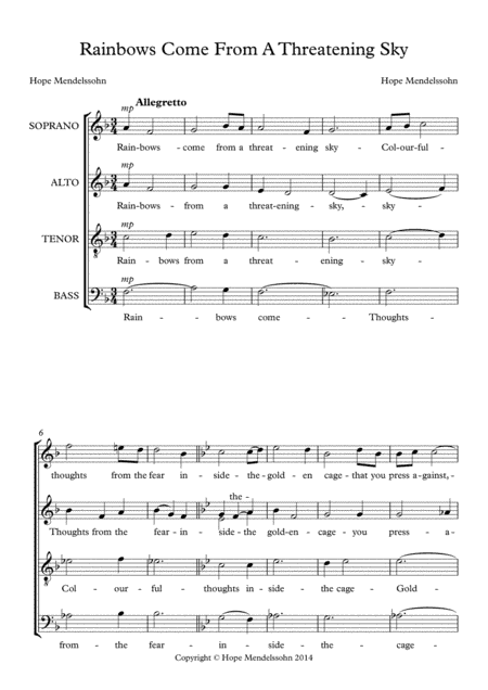 Rainbows Come From A Threatening Sky