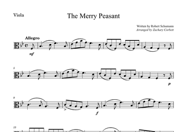 The Merry Peasant (arr. Zachary Corbett)