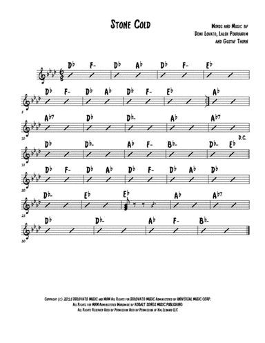 Stone Cold (arr. Audioblyca)