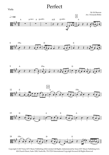 Perfect (arr. Fernando Britto)