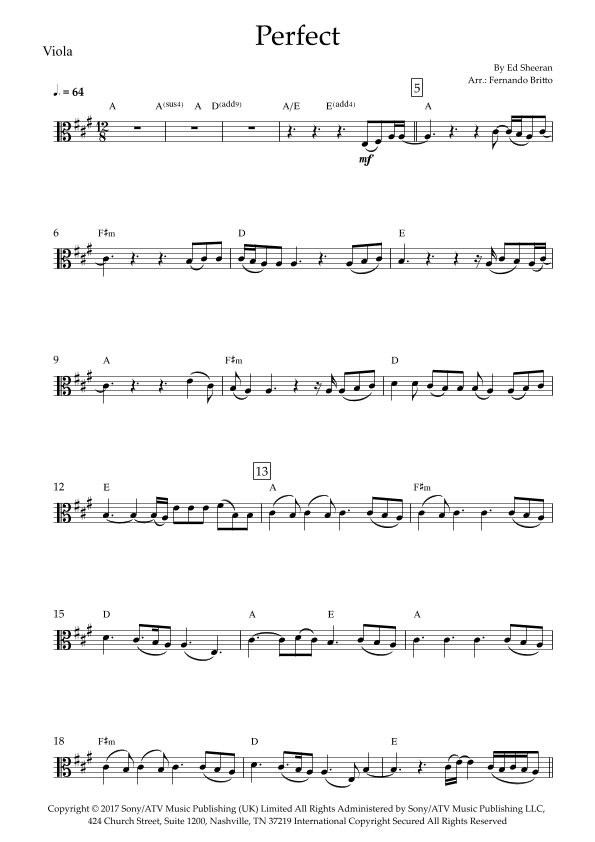 Perfect (arr. Fernando Britto)