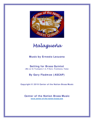 Malaguena (arr. Gary Fladmoe (ASCAP))