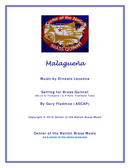 Malaguena (arr. Gary Fladmoe (ASCAP))