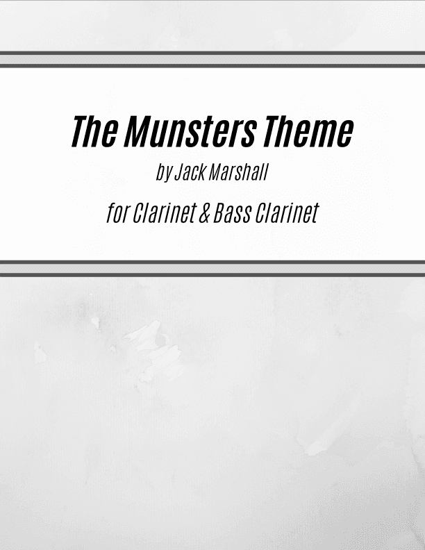 The Munsters Theme (arr. Kenneth Pasciak)