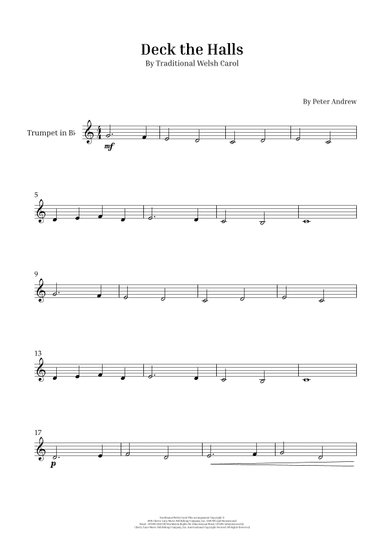 Deck the Halls (arr. Peter Andrew)