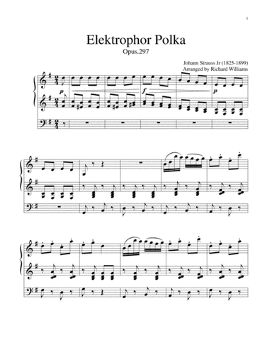 Elektrophor Polka (arr. Richard Williams)