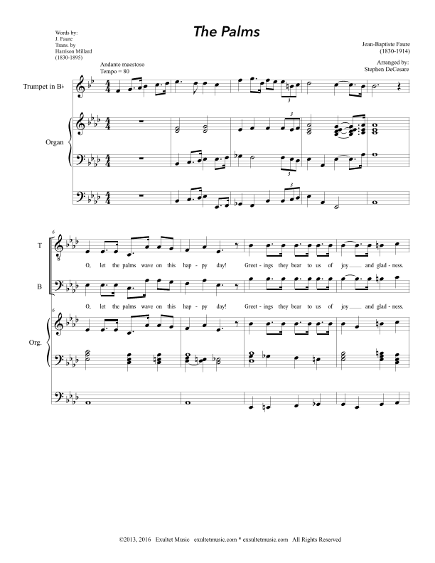 The Palms (SATB) (arr. Stephen DeCesare)