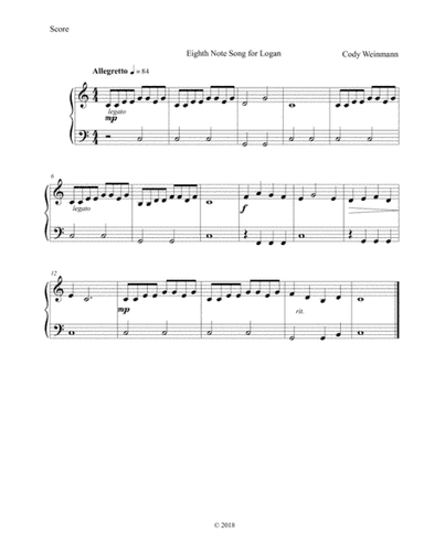 Eighth Note Song For Logan