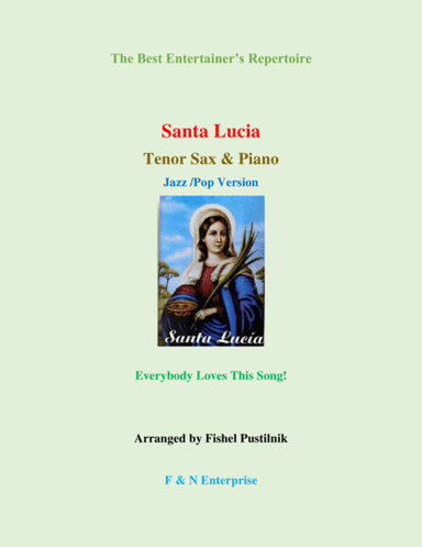 "Santa Lucia"-Piano Background for Tenor Sax and Piano (Jazz/Pop Version) (arr. Fishel Pustilnik)