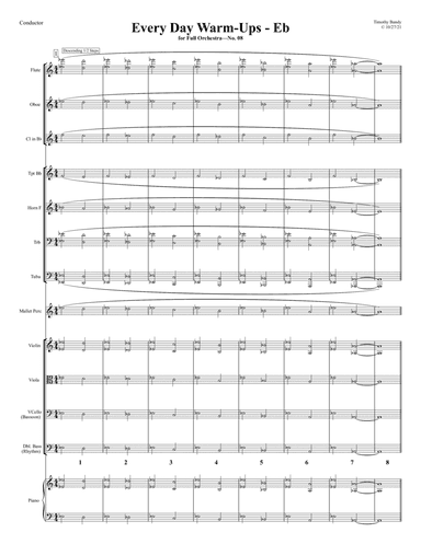 Eb - Every Day Warm-Ups for Full Orchestra