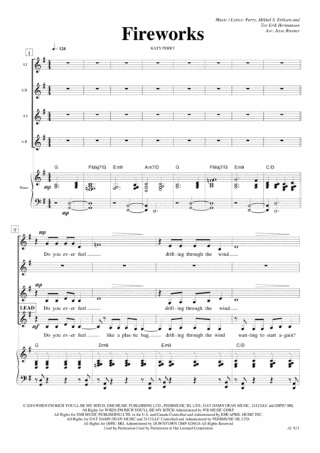 Firework (arr. Jetse Bremer)