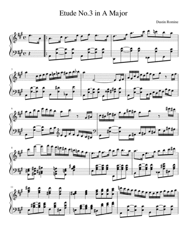 Etude No. 3 in Ab