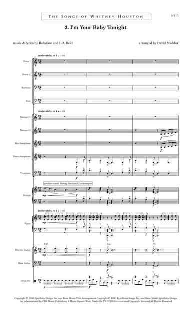 I'm Your Baby Tonight (arr. David Maddux)