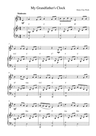 My Grandfather's Clock (arr. Kaiserin Rebecca)