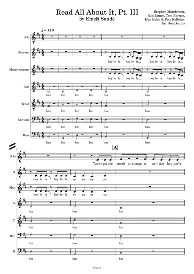 Read All About It, Part III (arr. Joe Dennis)