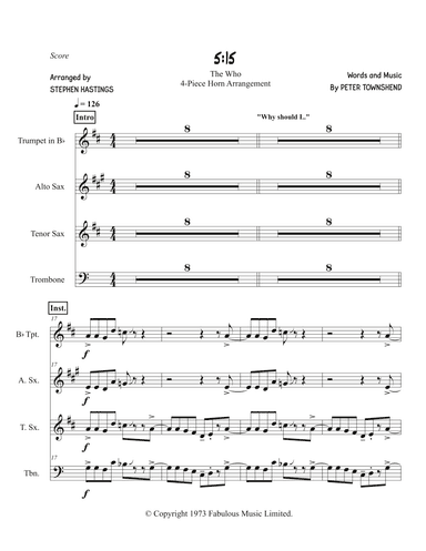 5:15 (arr. Stephen Hastings)
