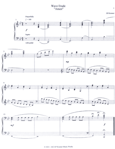 Wave Etude "Amen"